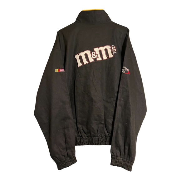 Vintage M&Ms Racing Jacket XL NASCAR Jeff Hamilton #38 Winners Circle - Picture 3 of 8